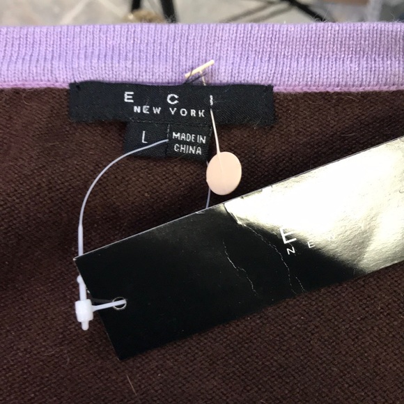 ECI Angora Jeweled Open Cardigan - Picture 7 of 8